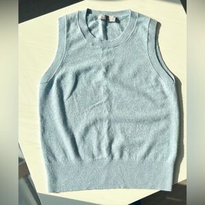 Everlane 100% Cashmere Sweater Shell – Light Blue HAPPY HALLOWEEN SALE!